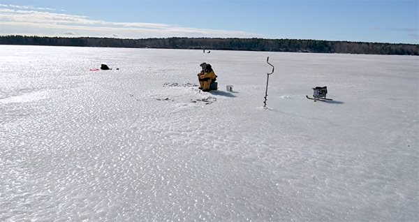 озеро Отрадное Ленобласть зимняя рыбалка